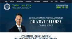 Desktop Screenshot of dominylaw.com